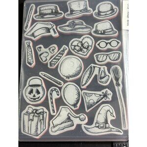 Tim Holtz Stampers Anonymous Crazy Things Rubber Stamp Set CMS237